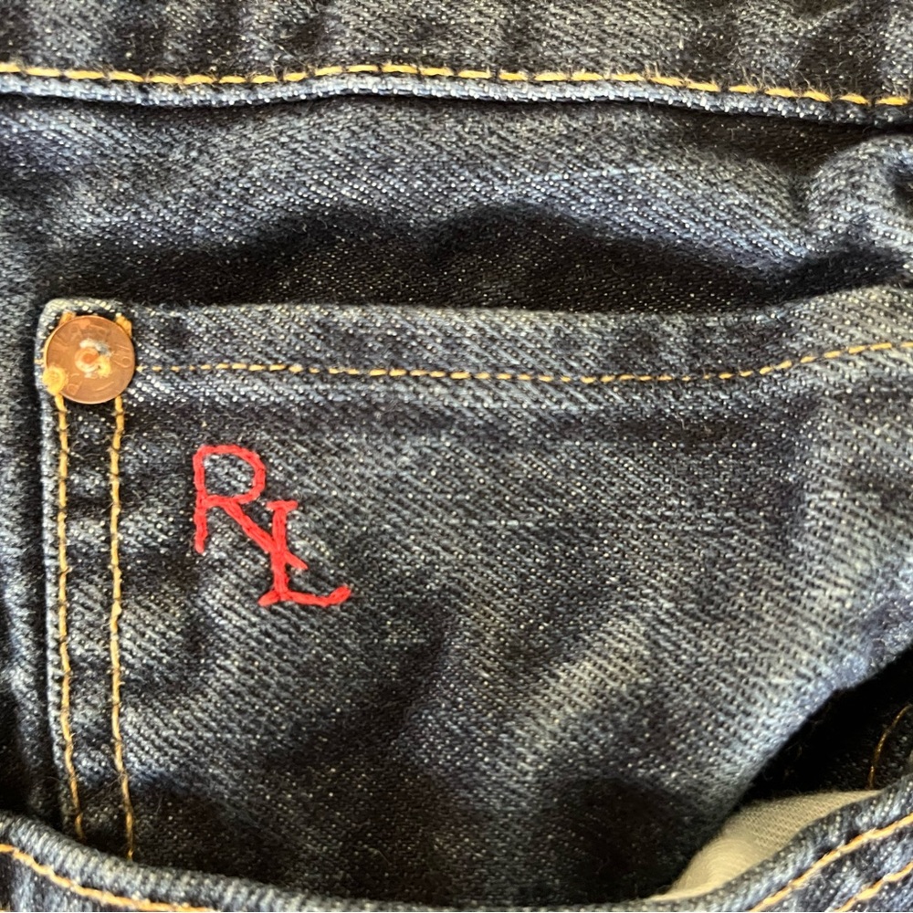 Polo Ralph Lauren, EUC, The Hampton Relax Straight Blue Denim Jeans 46X30